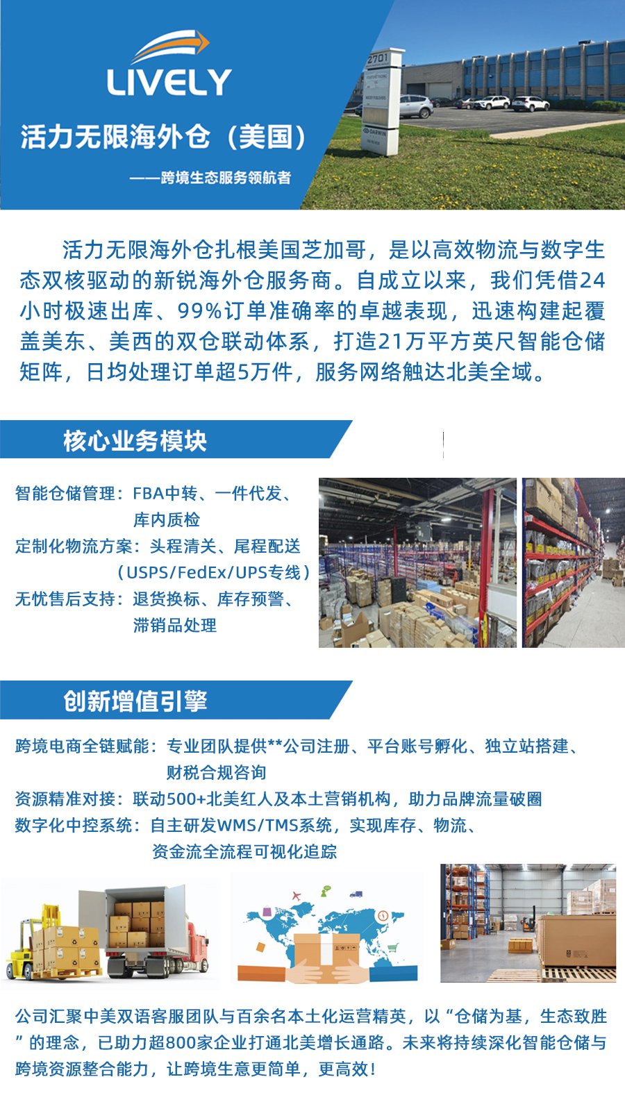 活力无限海外仓（美国）